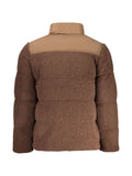 RIFLE fleece panelled padded jacket