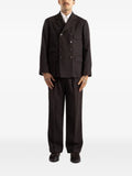 TAIGA TAKAHASHI double-breasted pinstriped jacket