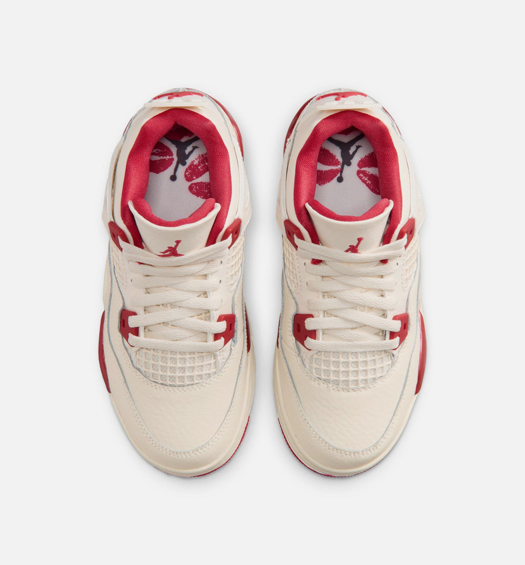 Air Jordan 4 Retro “Valentine's Day” Preschool Lifestyle Shoes (PS)